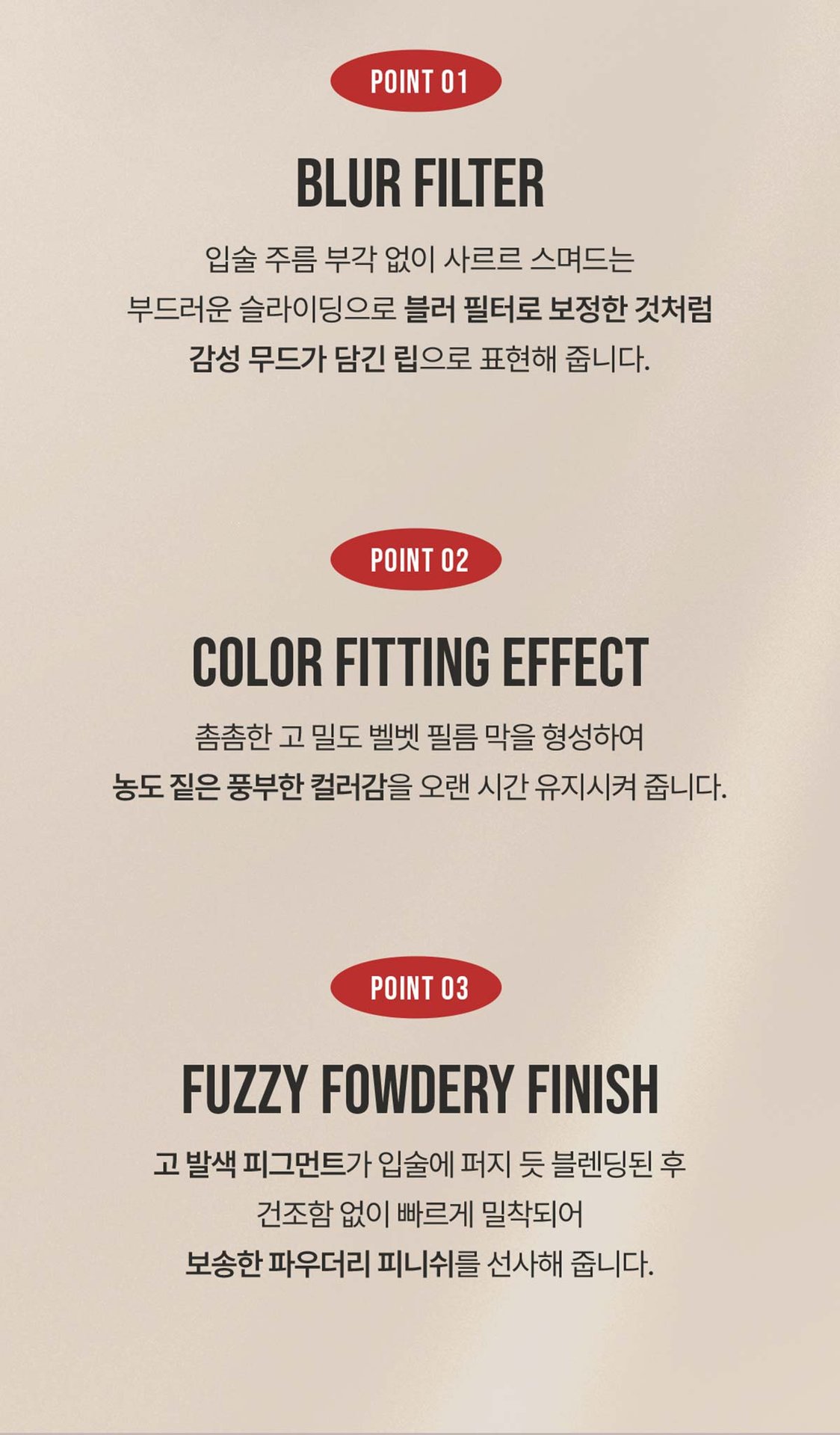3CE 블러링 리퀴드 립 06